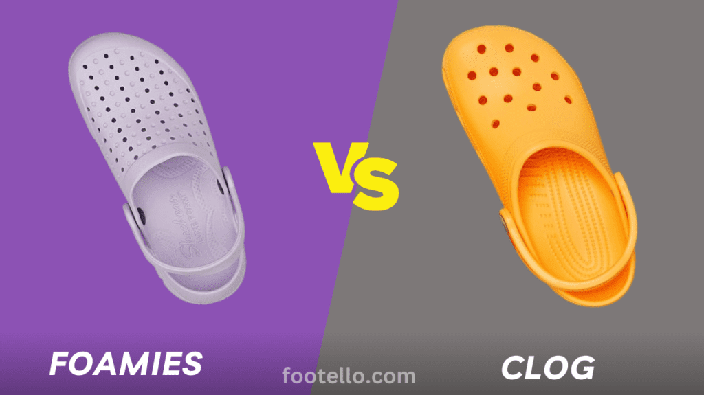 Skechers Foamies vs Crocs Clogs