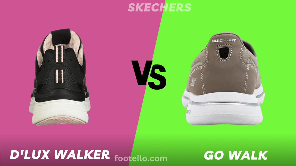 Skechers D'Lux Walker vs Go Walk