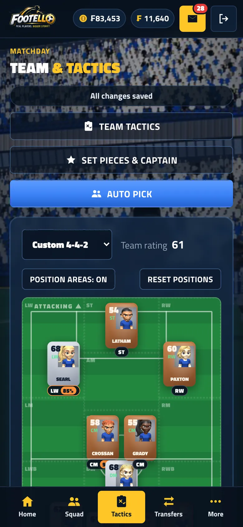Tactics on a phone