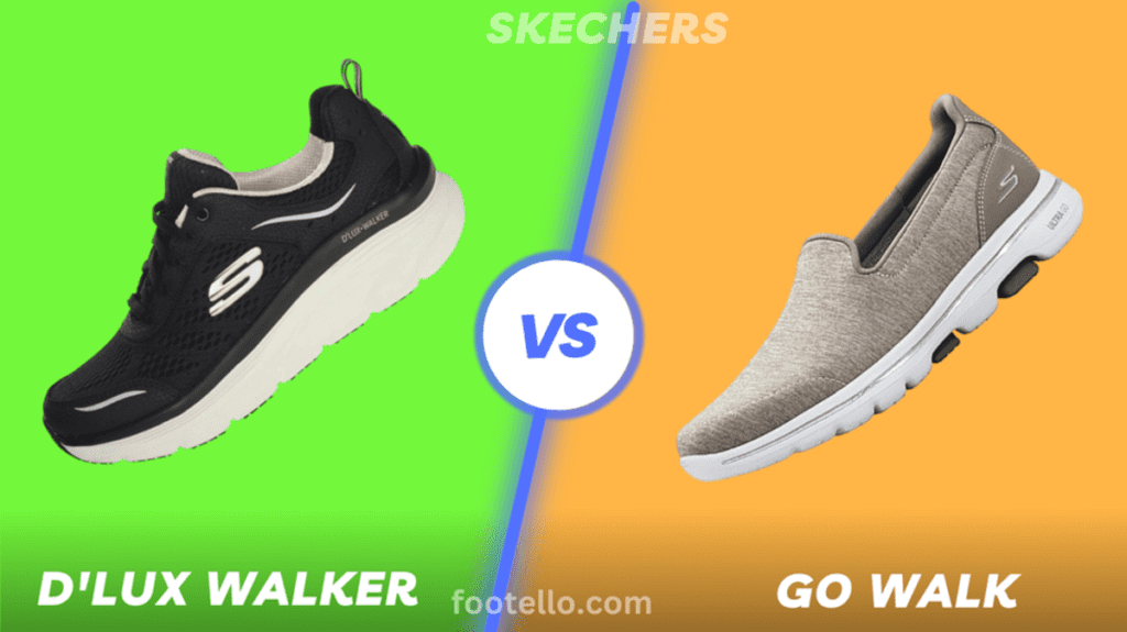 Skechers D'Lux Walker vs Go Walk