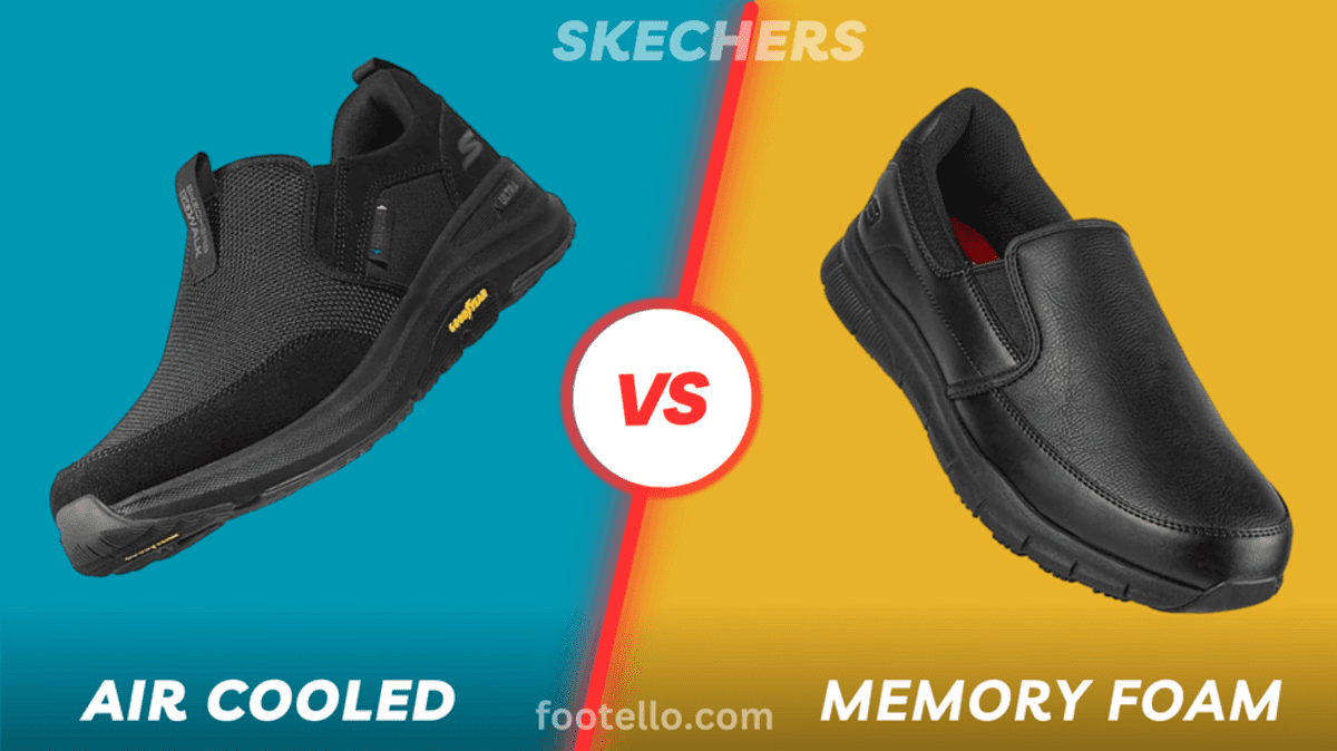 Skechers Air Cooled Memory Foam vs Memory Foam