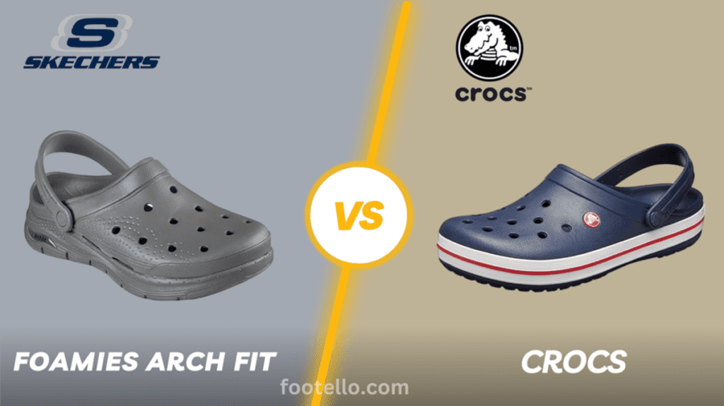 Skechers Foamies Arch Fit vs Crocs