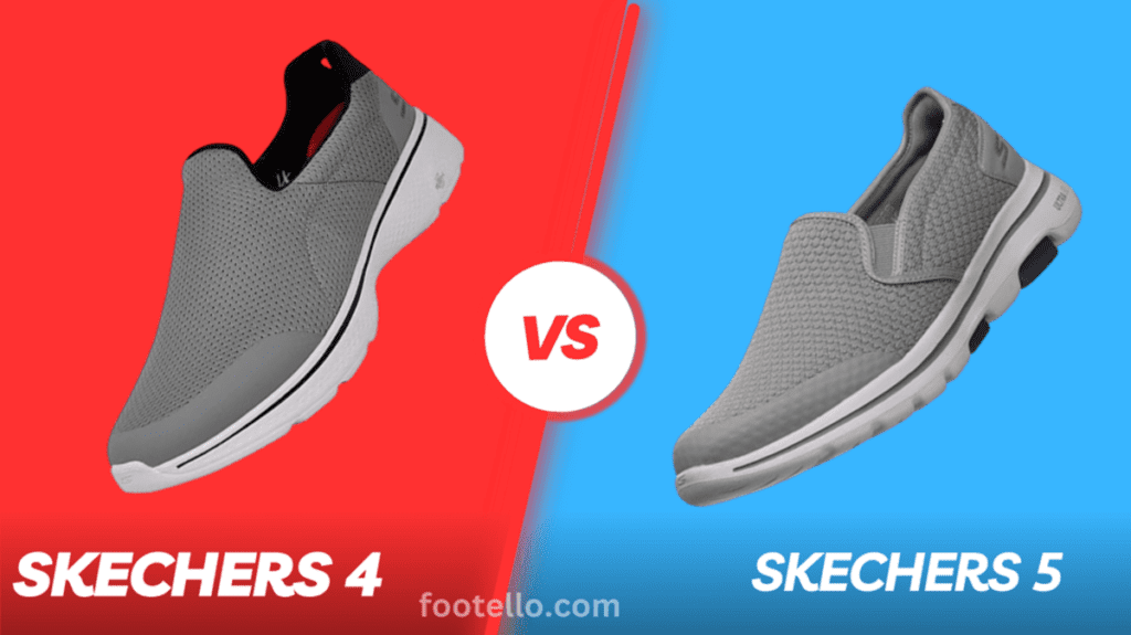 Skechers Go Walk 4 vs 5