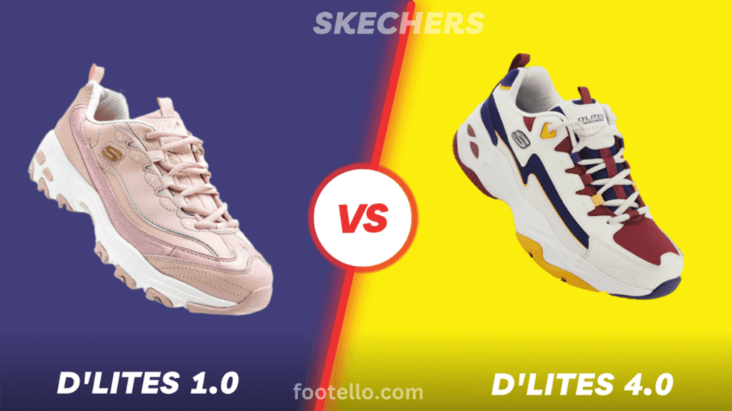 Skechers D'Lites 1.0 vs 4.0