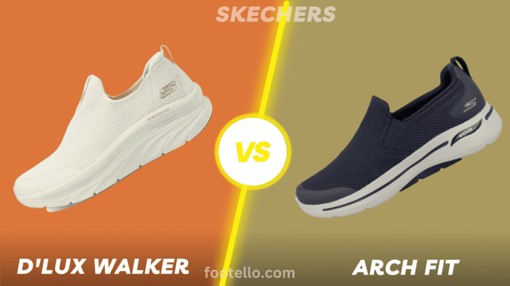 Skechers D'Luxe Walker vs Arch Fit