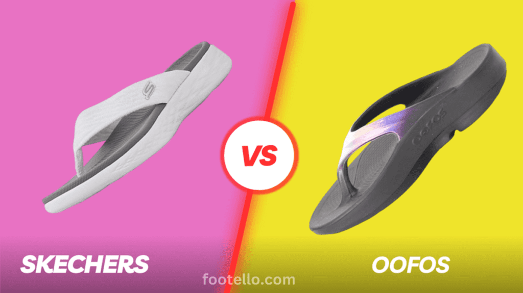 Skechers vs Oofos Sandals